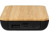 Powerbank de 6000 mAh sem fios em bambu/tecido Future