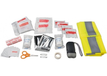 Conjunto de primeiros socorros com 47 peas