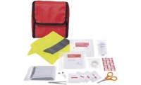 Conjunto de primeiros socorros com 18 peas + colete refletor