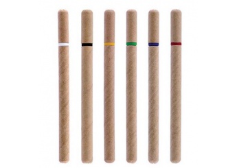 Esferogrfica reciclada com friso colorido Recyround