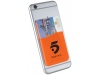 Porta-cartes de silicone fino