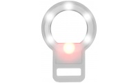 Flash LED com espelho para selfies