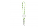 Porta-chaves tubular com ajuste e mosqueto 