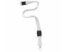 Lanyard em polister com fecho de segurana e ac. para resina