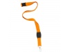 Lanyard em polister com fecho de segurana e ac. para resina