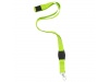 Lanyard em polister com fecho de segurana e ac. para resina
