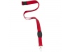 Lanyard em polister com fecho de segurana e ac. para resina