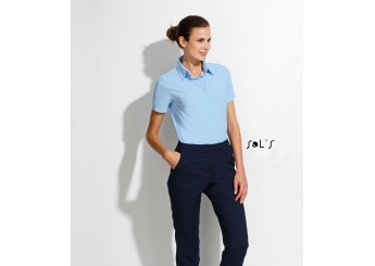 CAMISA OXFORD DE MANGA CURTA PARA SENHORA ELITE