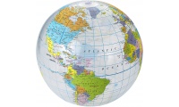 Bola de praia transparente Globe