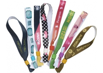 Pulseira sublimada 1 cara com fecho plstico