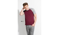 T-SHIRT BICOLOR COM MANGAS RAGL PARA HOMEM FUNKY