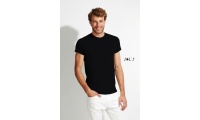 T-SHIRT JUSTA DE GOLA REDONDA CORES PARA HOMEM IMPERIAL FIT