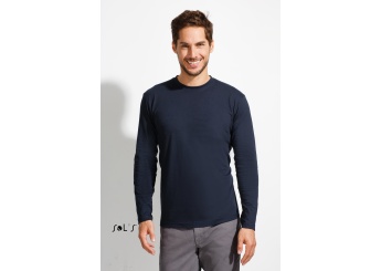 T-SHIRT DE GOLA REDONDA E MANGA COMPRIDA PARA HOMEM CORES MONARCH