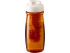 Garrafa desportiva e infusor com tampa Flip 600ml H2O Pulse