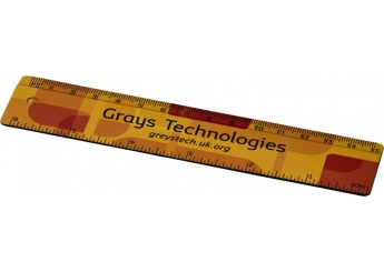 Rgua 15 cm com plstico 100% reciclado Terran