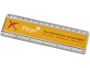Rgua de plstico 15cm com papel inserido Ellison
