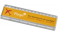 Rgua de plstico 15cm com papel inserido Ellison