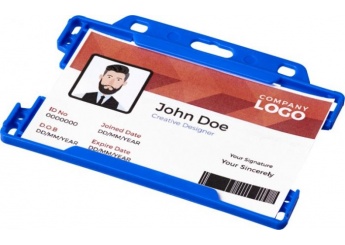 Porta-cartes de plstico horizontal Vega