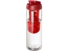 Garrafa/infusor 850 ml com tampa de abrir e fechar H2O Vibe