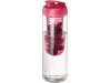 Garrafa/infusor 850 ml com tampa de abrir e fechar H2O Vibe