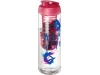Garrafa/infusor 850 ml com tampa de abrir e fechar H2O Vibe