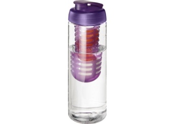 Garrafa/infusor 850 ml com tampa de abrir e fechar H2O Vibe