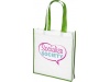 Saco Tote de compras contrastado no tecido grande Contrast