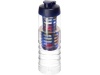 Garrafa/infusor 750ml com tampa de abrir e fechar H2O Treble