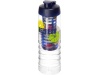 Garrafa/infusor 750ml com tampa de abrir e fechar H2O Treble