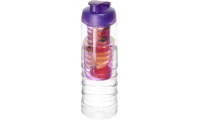 Garrafa/infusor 750ml com tampa de abrir e fechar H2O Treble