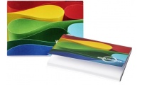 Bloco 25 Notas adesivas Sticky-Mate com capa mole 100x75