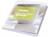 Bloco 100 Notas adesivas Sticky-Mate com capa mole 100x75