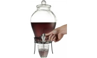 Dispensador de bebidas em vidro