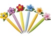 Conjunto de 6 Esferogrficas em forma de flor