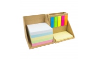 Cubo com notas adesivas + porta-esferogrficas Kube Note