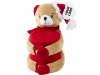 Rena de peluche com manta polar
