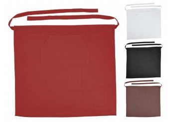 Avental de empregado de mesa com bolso frontal
