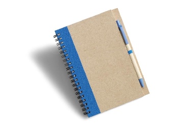 Bloco de notas + Esferogrfica Biodegradvel