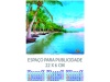Calendrio Trimestral 2021 de 4 folhas: Paisagens