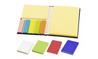 Bloco de notas A7 + notas post-it