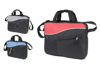 Pasta porta-documentos com 2 bolsas 