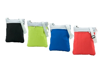 Bolsa a tiracolo com fecho 