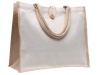 Saco de juta com canvas 100% algodo