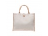 Saco de juta com canvas 100% algodo