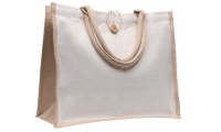 Saco de juta com canvas 100% algodo