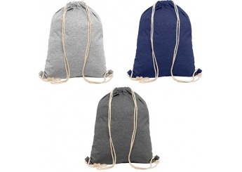 Saco mochila com asas em algodo