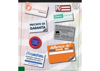 Autocolantes inviolveis (selos de garantia)