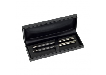 Conjunto de esferogrfica + roller em estojo de oferta