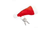 Porta-chaves de Natal