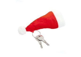 Porta-chaves de Natal